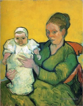 Mère Roulin avec son bébé Vincent van Gogh Peinture à l'huile